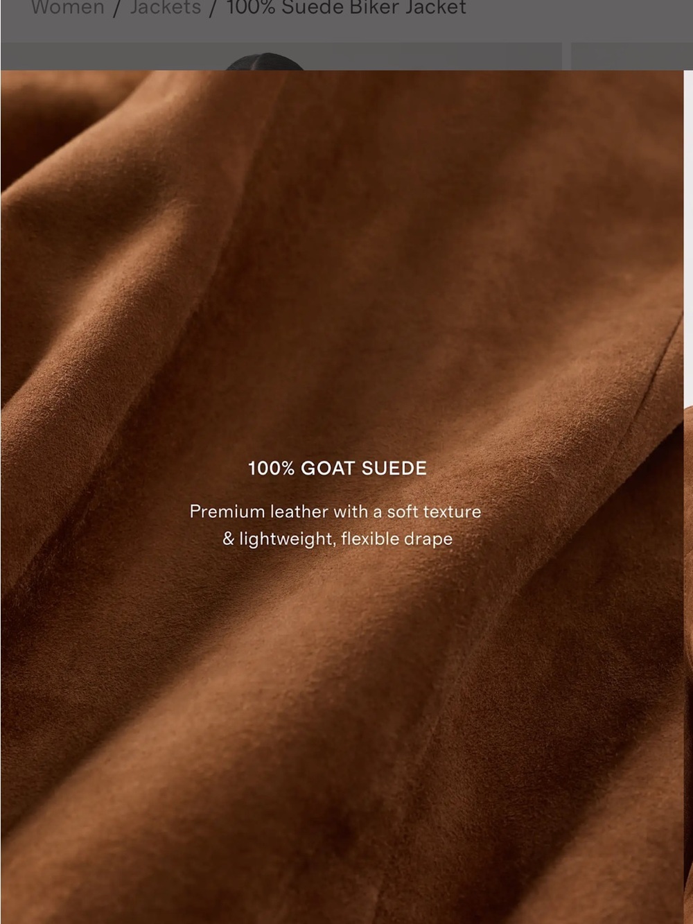 Quince Brown Suede Moto Jacket - Picture 4 of 8